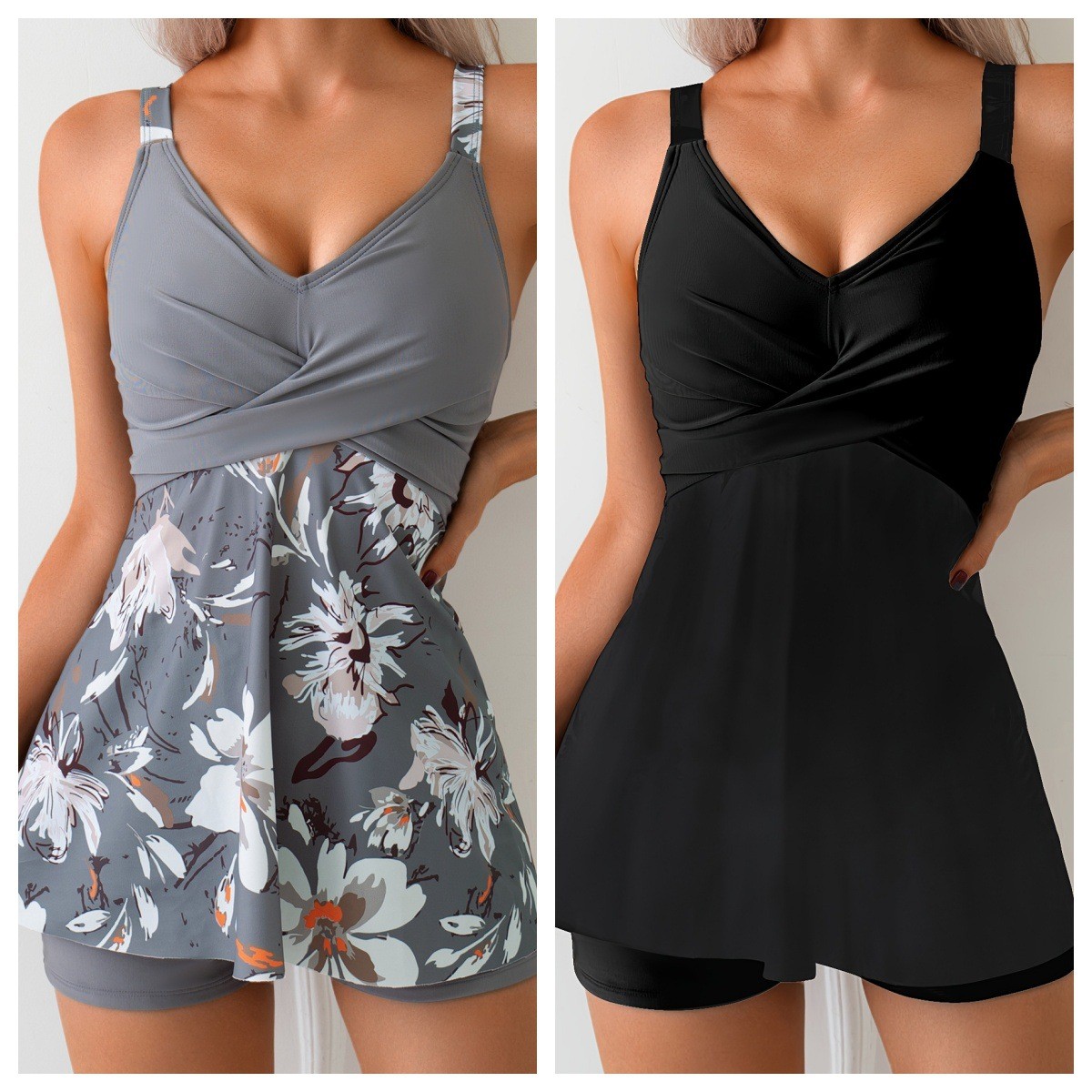 Tops - Baju Renang Wanita Tankini Dua Potong