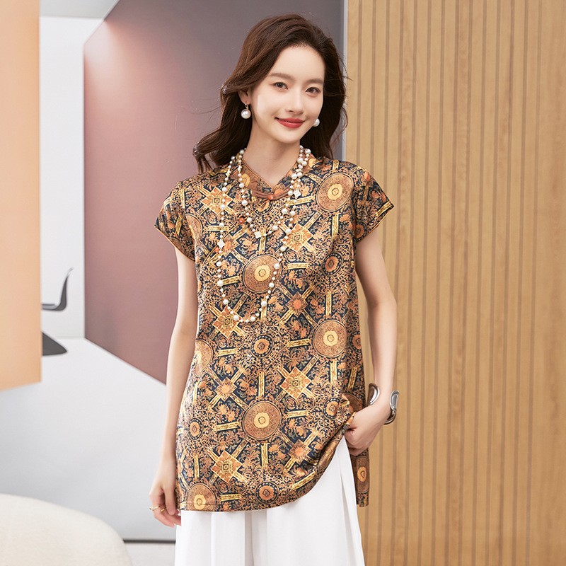 Blus Wanita Lengan Pendek Kera - Blouses ulasan dan harga