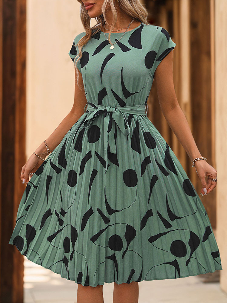 Gaun wanita musim semi musim p - French Vintage Floral Midi Dress ulasan dan harga